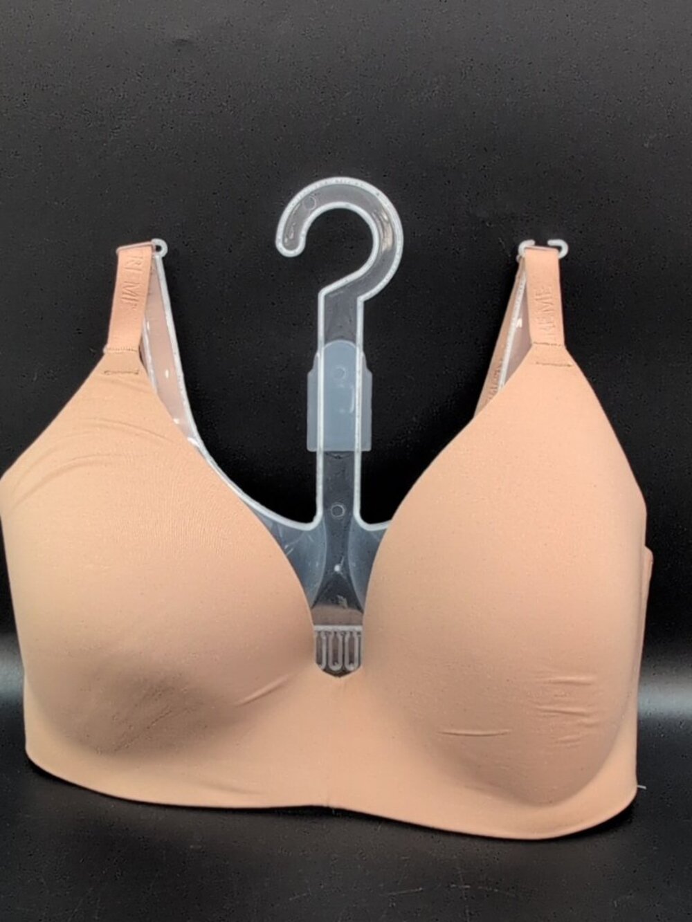 Adore Me Valory Smooth Wireless Contour Plunge Bra 36DDD Beige